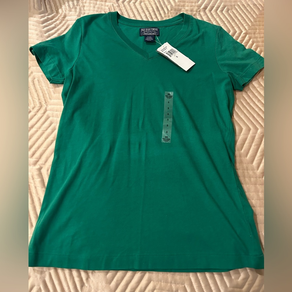 Polo Ralph Lauren Women’s T-shirt Kelly Green Size Small NWT